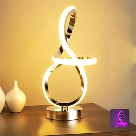 Modern Spiral Night Lighting 3 Color Modes 10 Brightness Levels USB