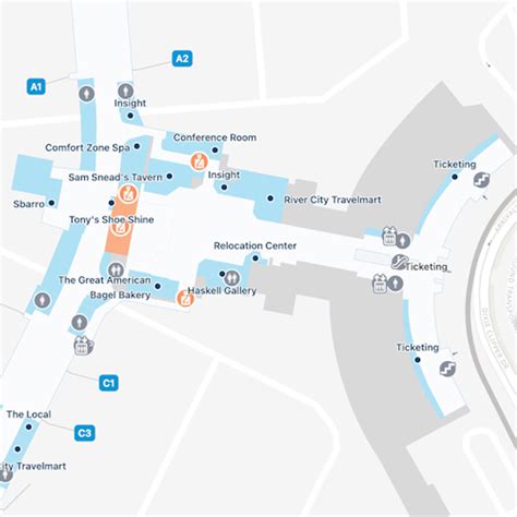 Jacksonville Airport Map | JAX Terminal Guide