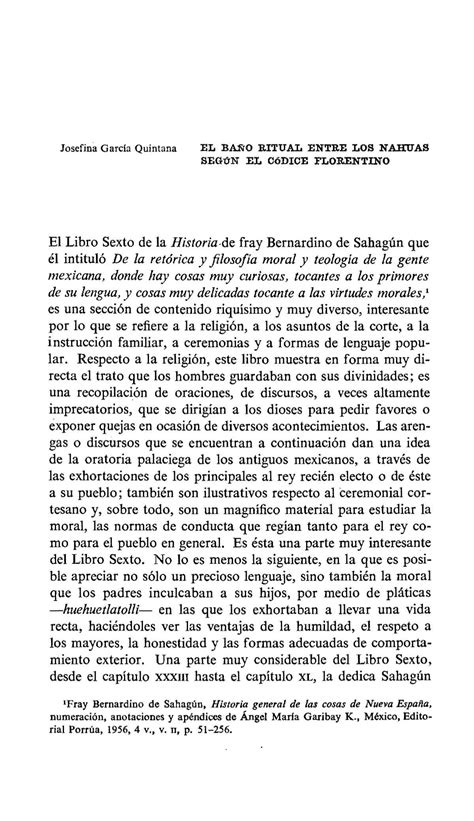 El Libro Sexto De La Historiade Fray Bernardino De Sahag N Que Es