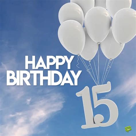 Happy Sweet 15 Birthday Quotes - Happy Birthday Card