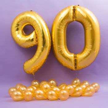 happy 90th birthday balloons by bubblegum balloons | notonthehighstreet.com