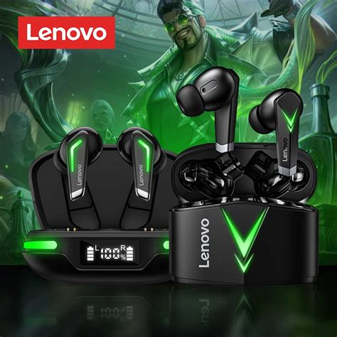 Lenovo Gm Lp Sem Fio Bluetooth Jogos Fones De Ouvido Profissional E