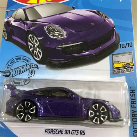 Jual Hot Wheels Porsche GT RS Ungu Shopee Indonesia