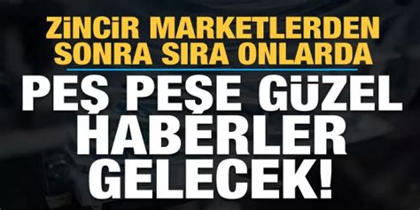 Zincir marketlerden sonra sıra onlara geldi