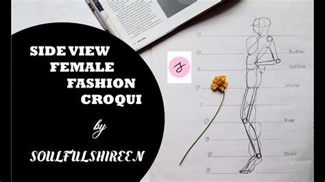 How To Draw A Side Pose Fashion Croqui Beginners Nine Head Figure