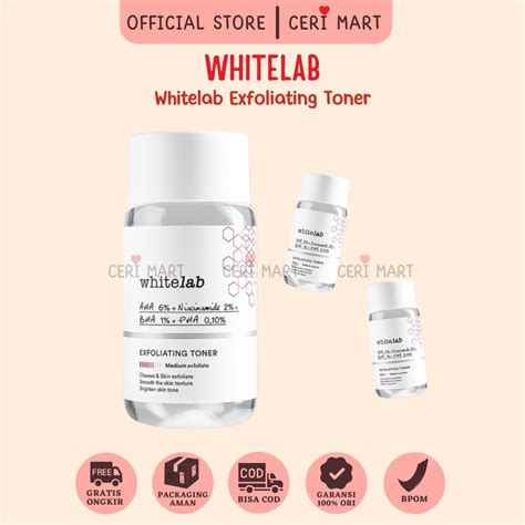 Jual Whitelab Exfoliating Toner Mengangkat Sel Kulit Mati Shopee