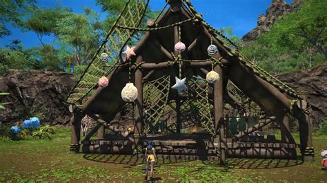 FFXIV Island Sanctuary Building My Cozy Cabin YouTube