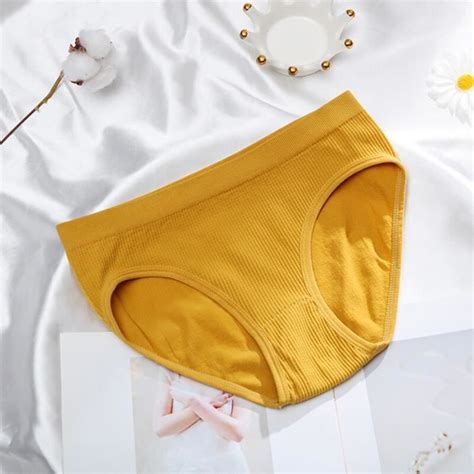 Culotte slip Culotte sans couture respirante pour femme lingerie féminine slip solide sous