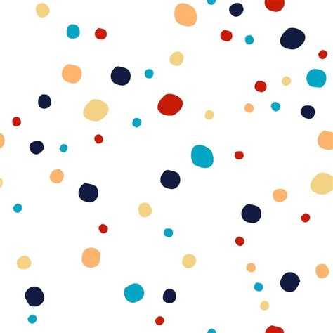 Premium Vector A Simple Pattern Of Multi Colored Spots Of Different