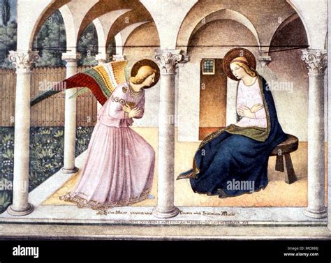 CHRISTIAN - Annunciation The San Marco fresco (Florence) by Fra ...