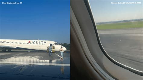 WATCH: Delta plane lands in Charlotte with broken landing gear | WFLA