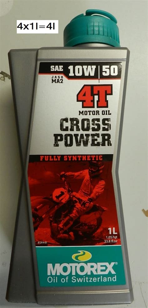 10W50 cross power 4T Motorex 4l | nedplex.com