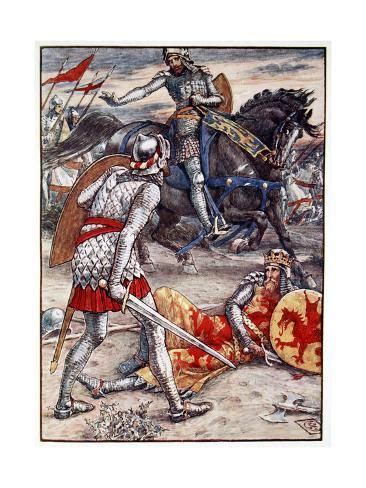 Sir Lancelot Forbids Sir Bors To Slay The King 1911 Giclee Print