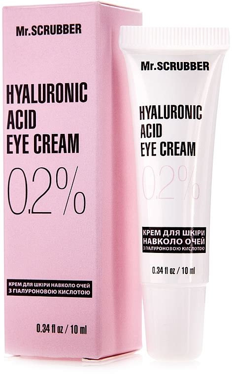 Crème à l acide hyaluronique contour des yeux Mr Scrubber Hyaluronic