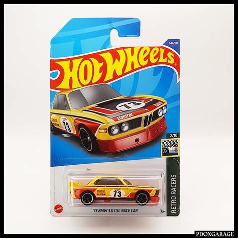 Hot Wheels Bmw Csl Race Car Retro Racers Shopee Malaysia