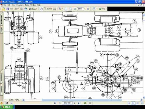 Massey Ferguson 135 Tractor Parts Diagram | Reviewmotors.co