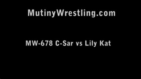 Mutiny Productions Mutiny World Mw678 Lily Kat Vs Csar Domination Mixed Pro Wrestling Full Video