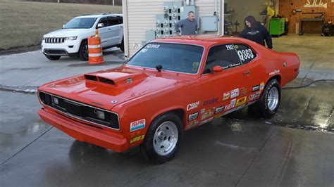 Plymouth Duster 340 Barn Find Engine Stripped Down And Roars Back To Life