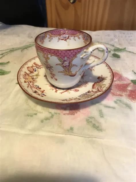 TASSE A CAFE En Porcelaine Sarreguemines Minton Porcelain PicClick FR