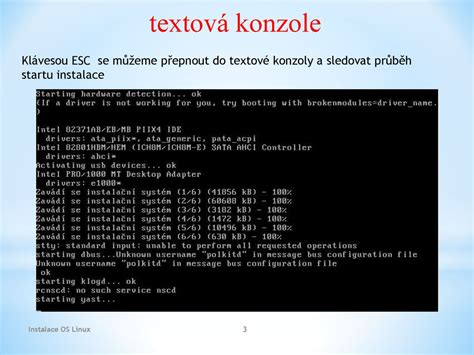 Instalace OS Linux Autorem materiálu a všech jeho částí není li