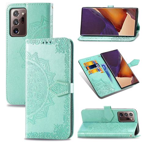 Samsung Galaxy Note20 Ultra Case Dteck Shockproof Premium Pu Leather Magnetic Flip Wallet Case