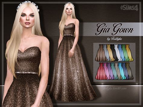 The Sims Resource Trillyke Gia Gown