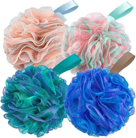 Hot Sale Bathroom Super Soft Color Sponge Bath Flower Ball Bath Ball