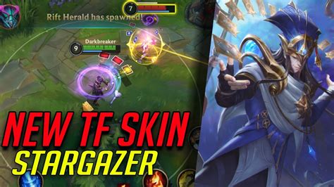 TWISTED FATE NEW SKIN STARGAZER IN WILD RIFT YouTube