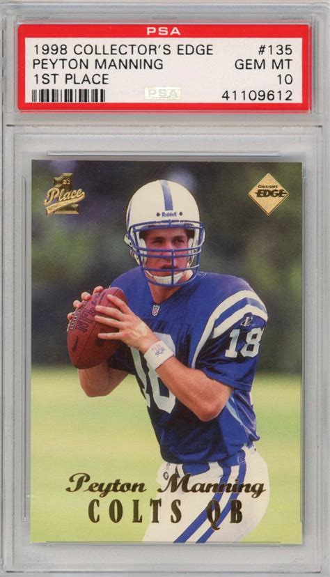 peyton manning rookie card 4