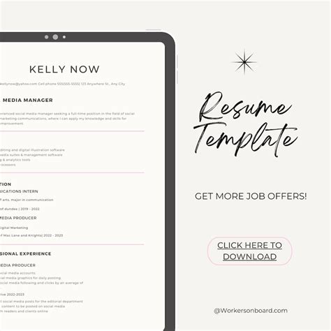 Professional Simple Resume Template Free Cover Letter Resume Work From Home Resume Cover