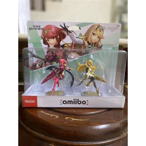 【ready Stock】nintendo Amiibo Super Smash Bros Series Figure Pyra And