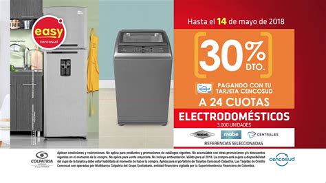 Promoción 30 descuento en electrodomésticos Hasta el 14 de mayo de