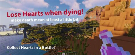 Heartloss Permanently Lose Hearts By Dying Minecraft Data Pack