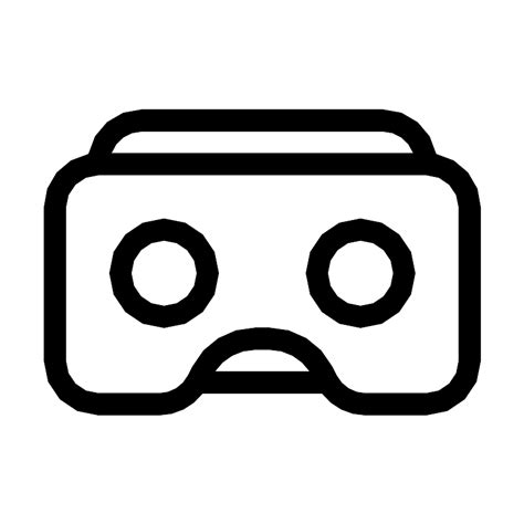 Cardboard Vr Vector SVG Icon - SVG Repo