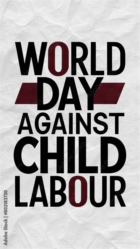 World day against child labour, child labour, illustration. story ...