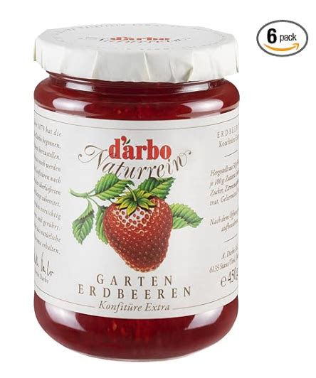 Darbo Naturrein Erdbeeren Konfitüre Extra 6 x 450 g für 14 90 inkl