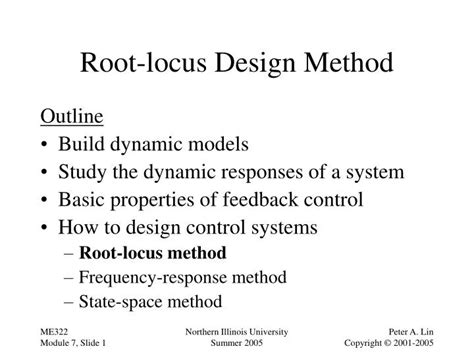 Ppt Root Locus Design Method Powerpoint Presentation Free Download