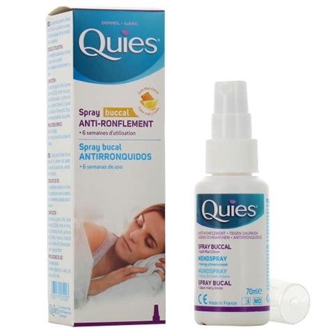 Quies Anti ronflement Spray buccal Goût Miel Citron