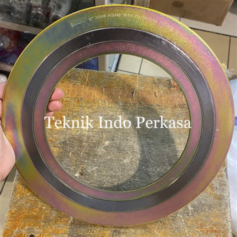 Jual SWG Ansi 300 Carbon Steel 6 Inch Spiral Wound Gasket CS ANSI