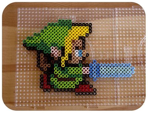 Link Zelda Perler Bead Art Melty Bead Patterns Perler Beads Designs