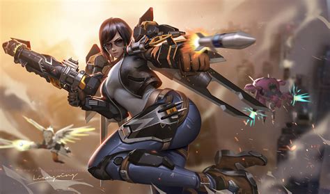 Pharah Personaje De Overwatch Fondo De Pantalla K Hd Id