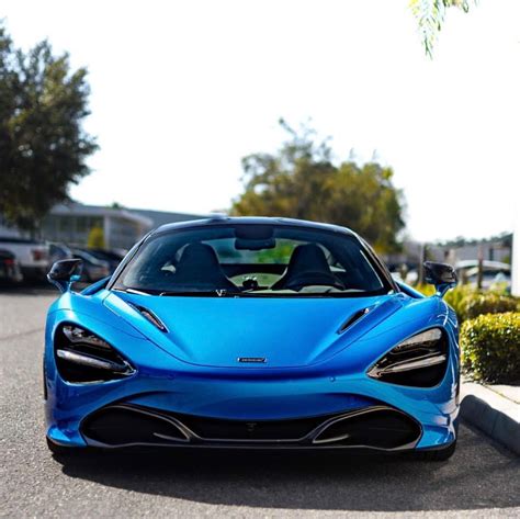 Mclaren 720s Painted In Cerulean Blue Photo Taken By