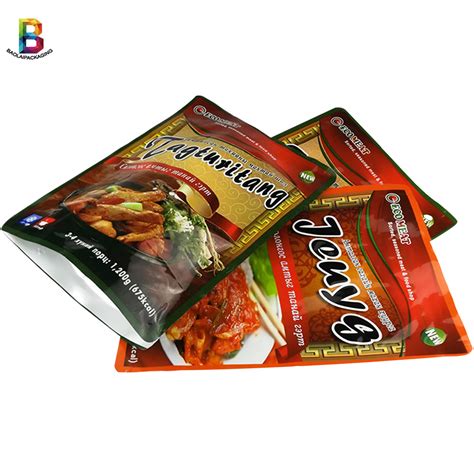 Ready To Eat Aluminum Foil Retort Bag Pre Cooked Meals Retort Pouch