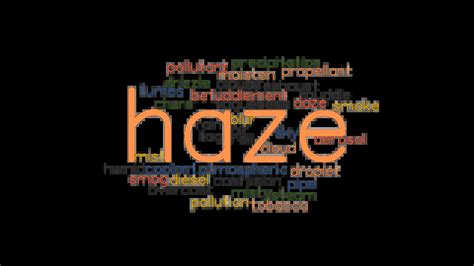 HAZE: Synonyms and Related Words. What is Another Word for HAZE? - GrammarTOP.com