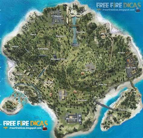 Garena Free Fire Mapa Bermudas Atualizado Janeiro De 2019