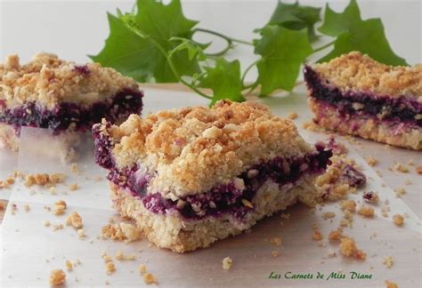 Carrés Aux Bleuets Et Au Citron Sans Gluten Et Sans Lactose Les