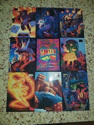 Marvel Masterpieces Fleer Uncut X Promo Card Of Hulk