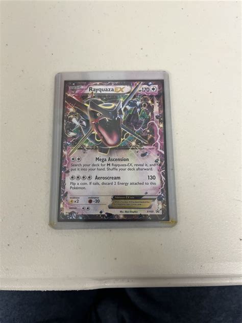 Mavin Pokemon Rayquaza EX XY66 NM XY Black Star Promo Ultra Rare Holo