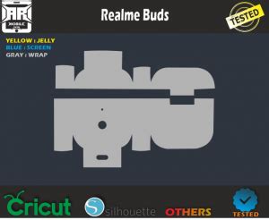 Realme Buds Skin Template Vector Armobileskin