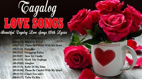 New Tagalog Love Songs With Lyrics Playlist Most Popular OPM Love